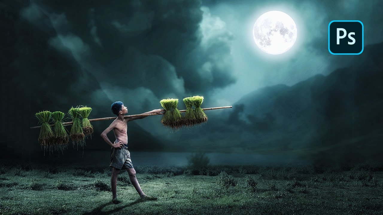 Go home - human interest photoshop manipulation tutorial | cara edit foto manipulasi human interest