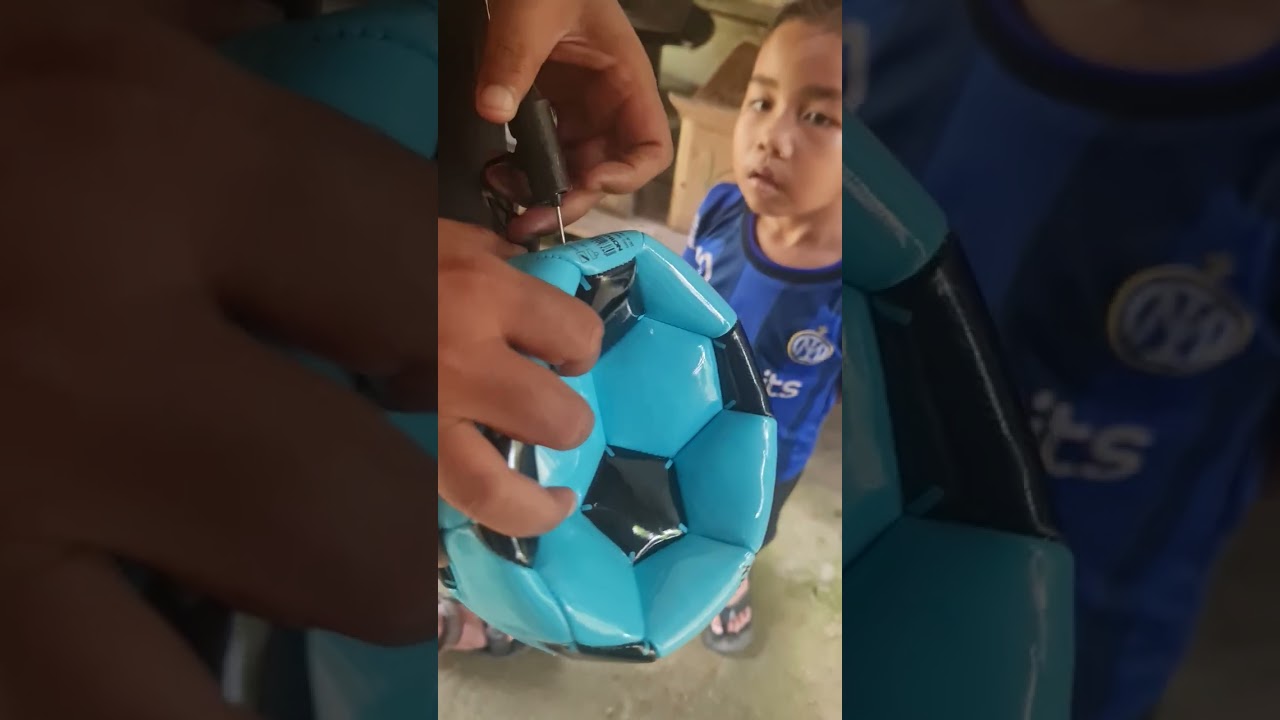 unboxing bola size 3 untuk anak