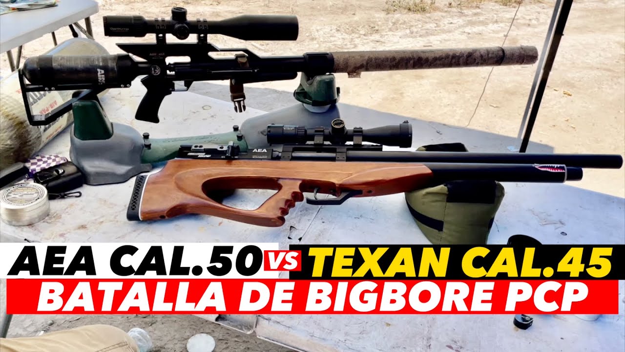 MONSTROUS PCP ! CALIBRE .50 vs CALIBRE .45 #pcp #tirodeportivo #bienpegado #bigbore