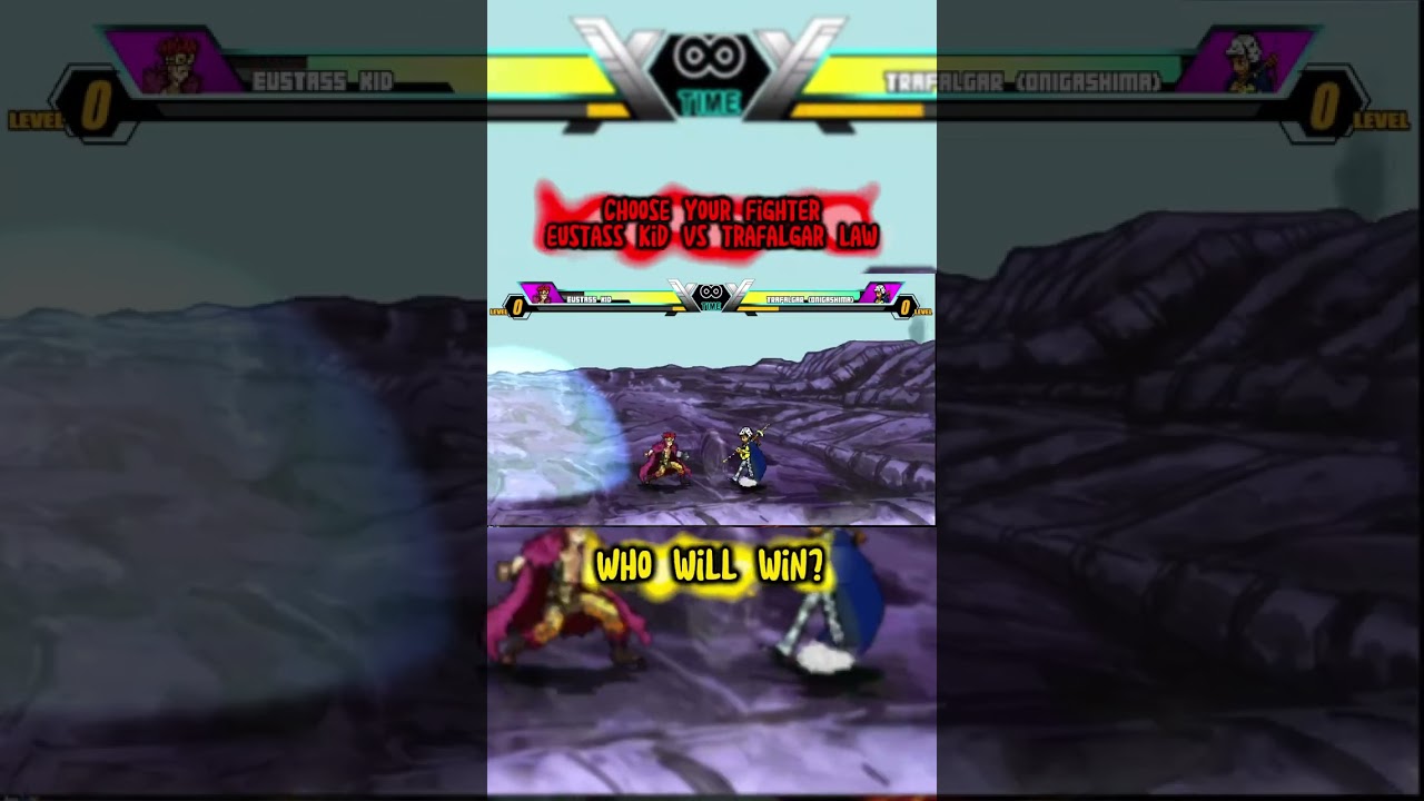 Eustass Kid vs Law/ Jump force Mugen