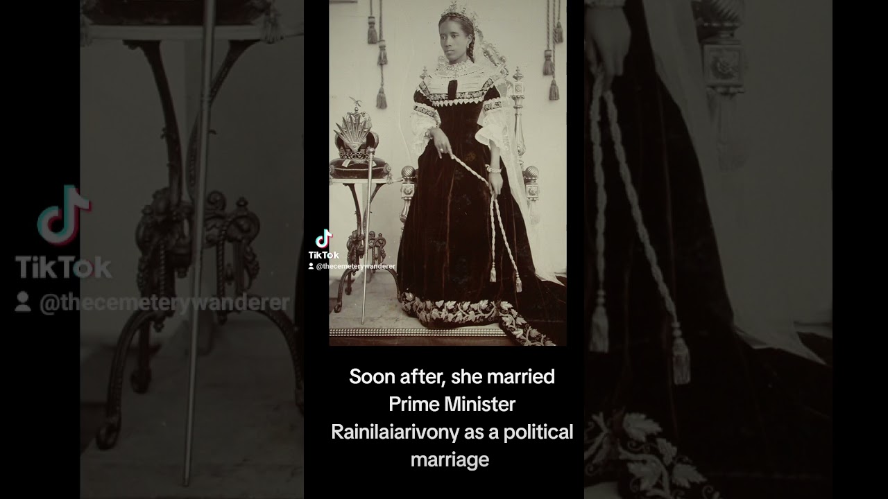 The last Queen of Madagascar had a remarkable & profoundly tragic life #history #royal #madagascar