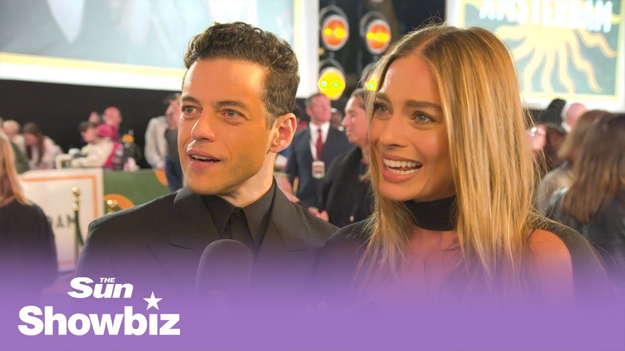 Margot Robbie jokes that her and Rami Malek are the reals stars of Amsterdam and not De Niro or Bale