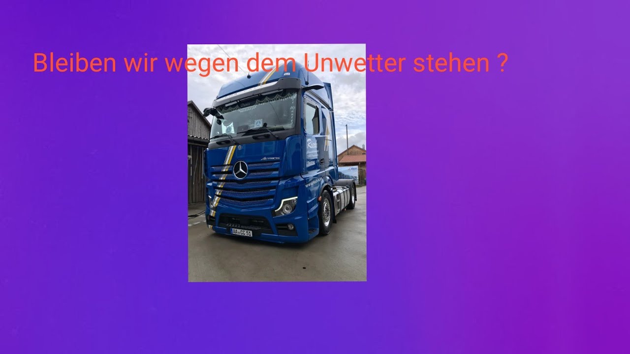 Tagschicht in Ego Perspektive |Truck Driver