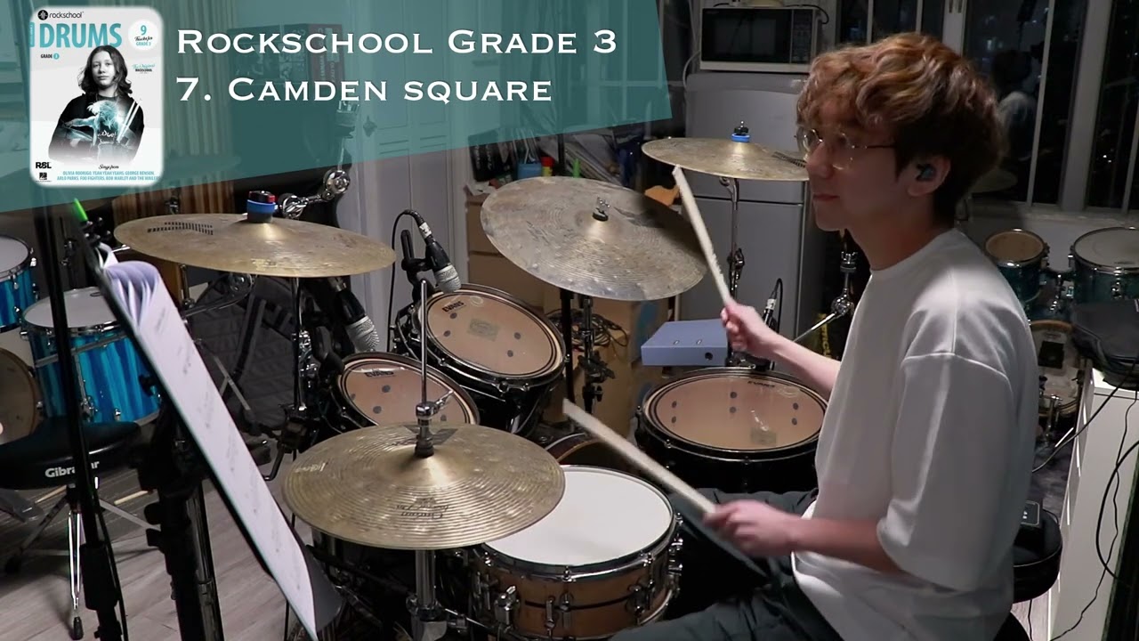 [Grade 3] Camden square | Rockschool Drums 2024