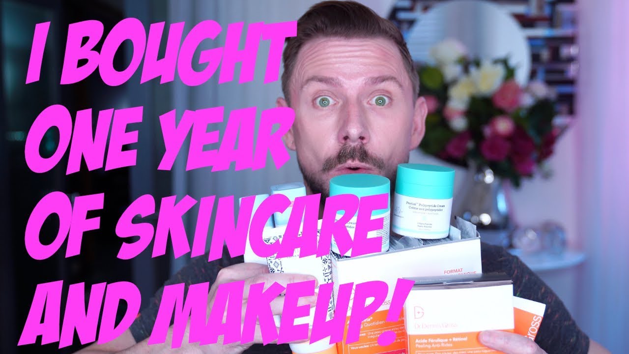 I BOUGHT ONE FULL YEAR OF SKIN CARE AND MAKEUP!