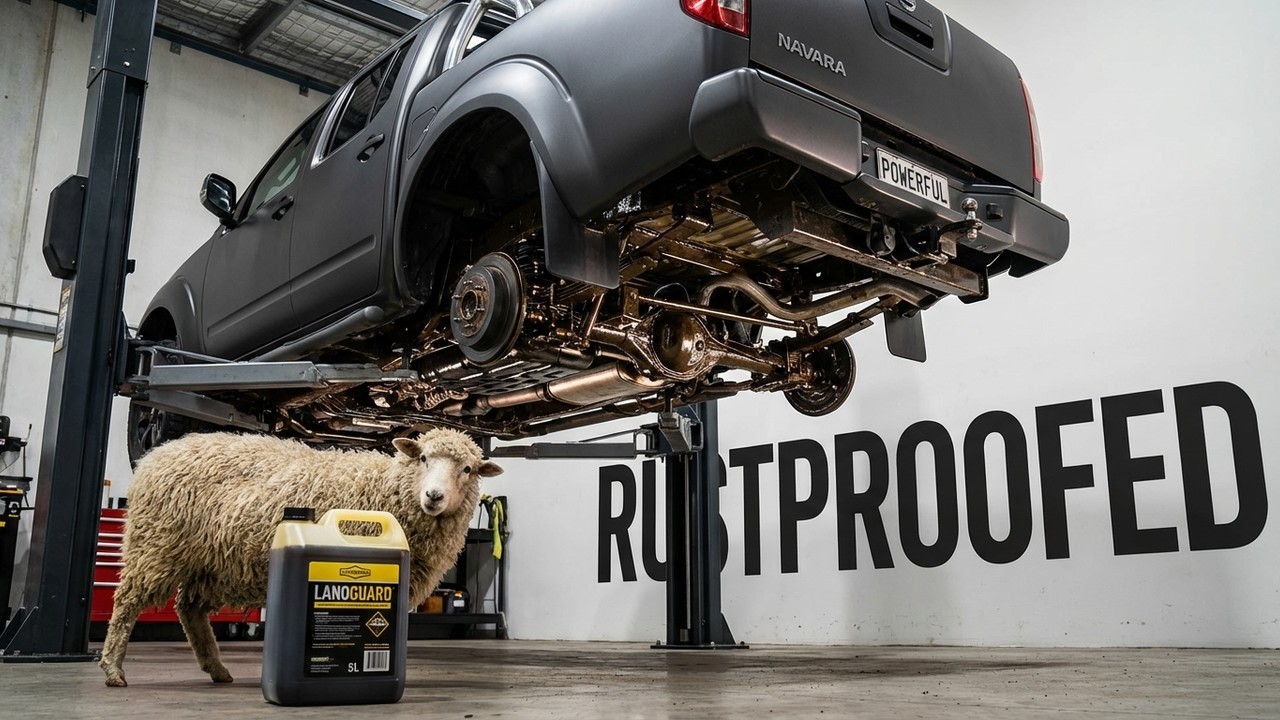 Антикоррозийное средство Lanoguard протестировано на нашем грузовике Nissan 2016 года выпуска.