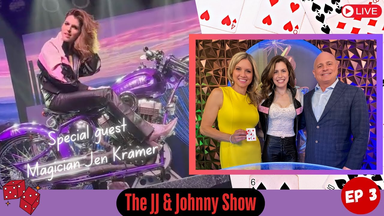 Live From Las Vegas: JJ & Johnny Show EP3 w/ Magician Jen Kramer!