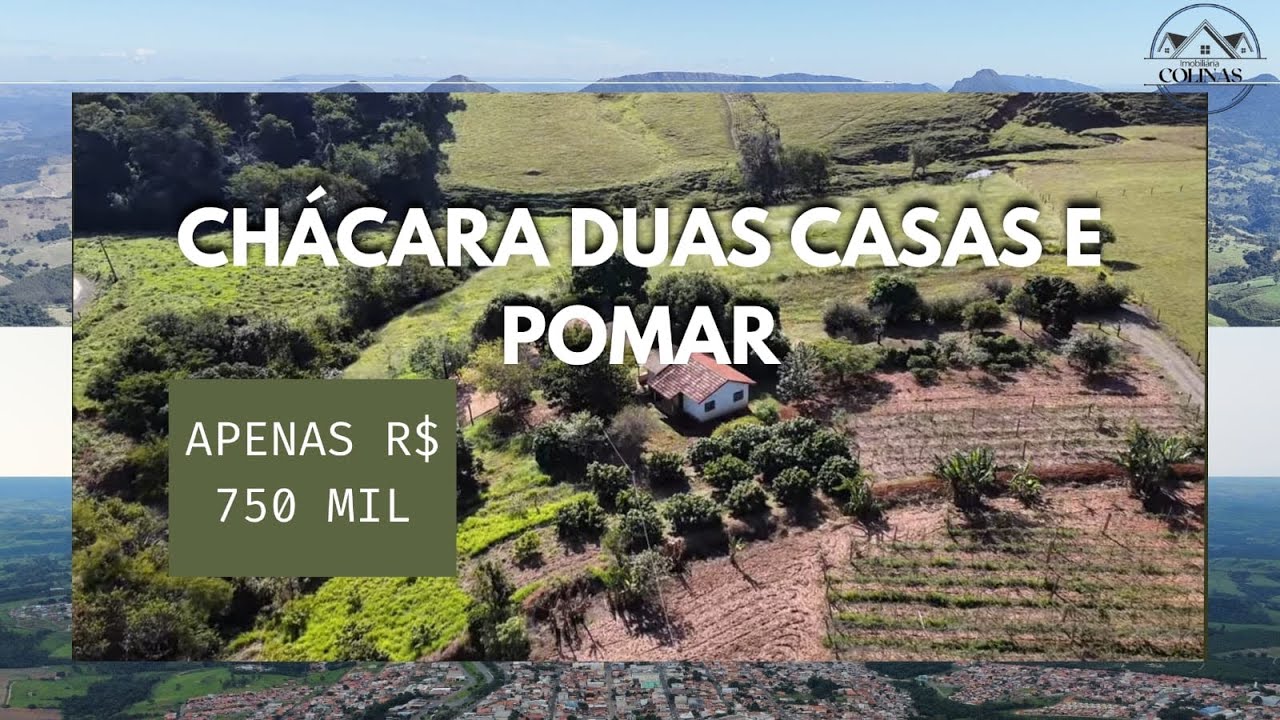 CHÁCARA EM SIQUEIRA CAMPOS COM 2 CASAS E POMAR + PLANTAÇÃO DE MARACUJÁ  R$ 750 MIL