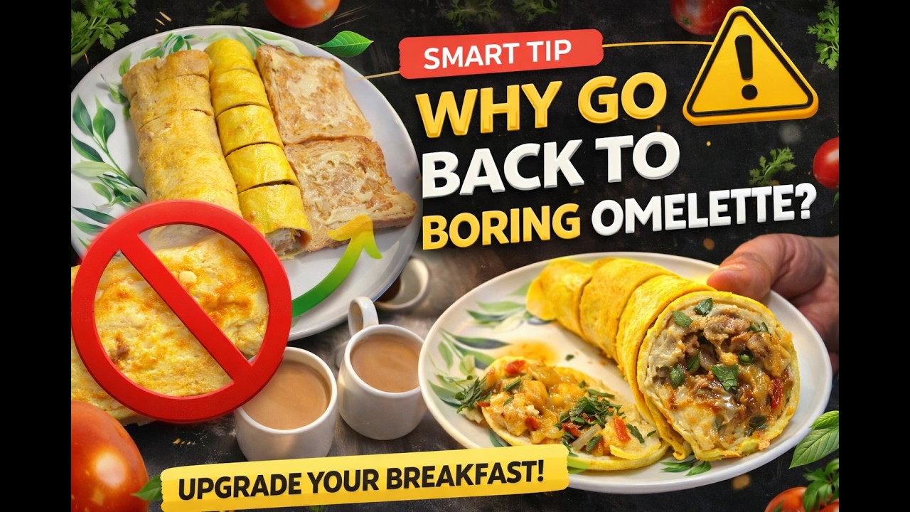 AAPNE AISA OMLETTE NAHI KHAYA HOGA!🍳🥣🥚