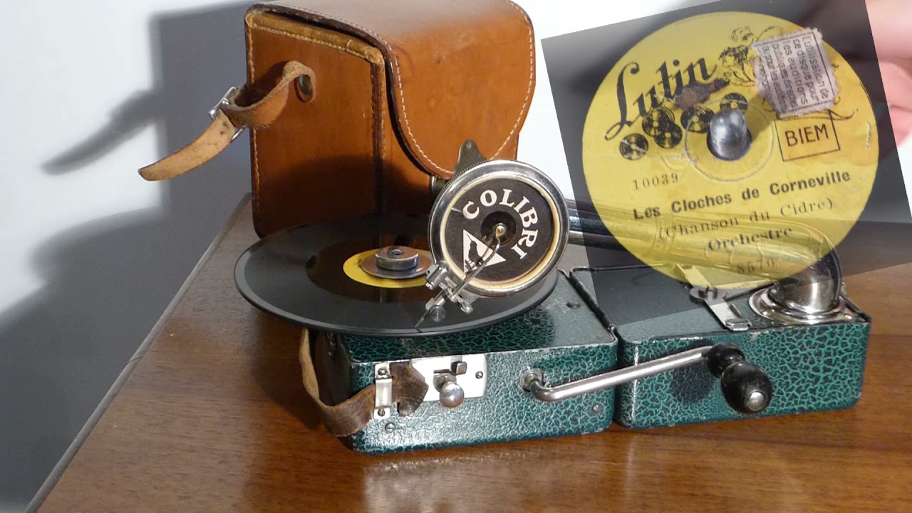 Phonographe de voyage le Colibri