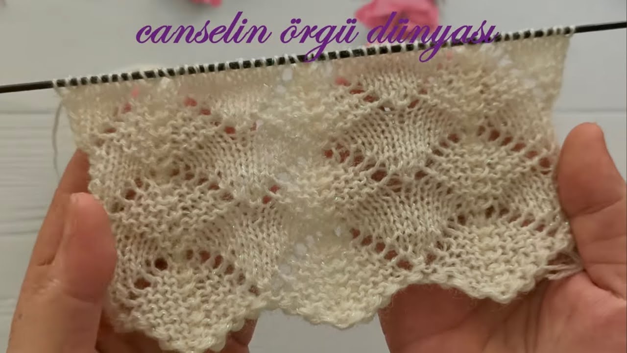 Dantel Gibi Oldu ✔️Yelek, Şal, Hırka,Süveter İçin Örgü Modeli ✔️Knitting Crochet