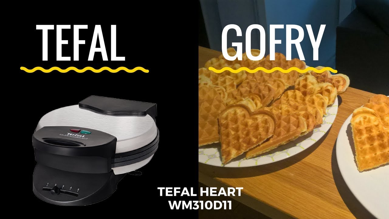 Prezentacja i działanie Gofrownicy TEFAL Heart WM310D11 (przepis na gofry !)