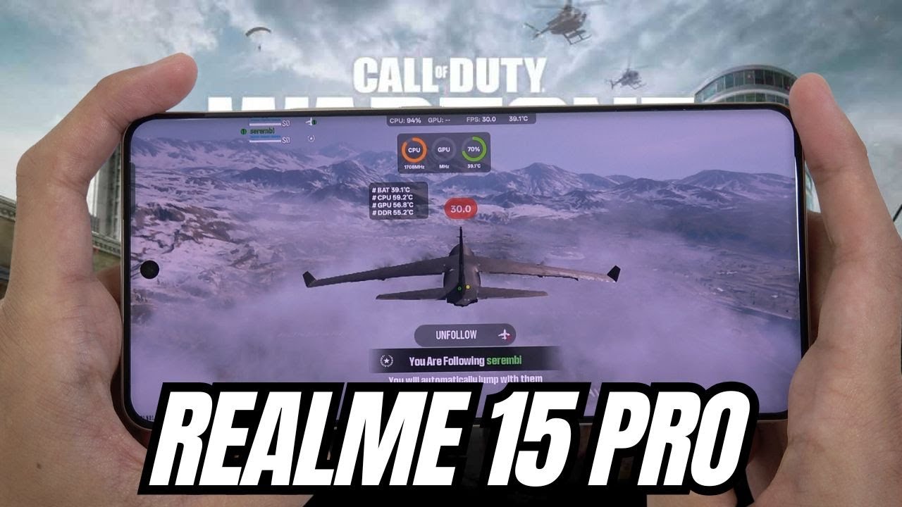 Realme 15 Pro test game Call of Duty Warzone Mobile | Snapdragon 7 Gen 4