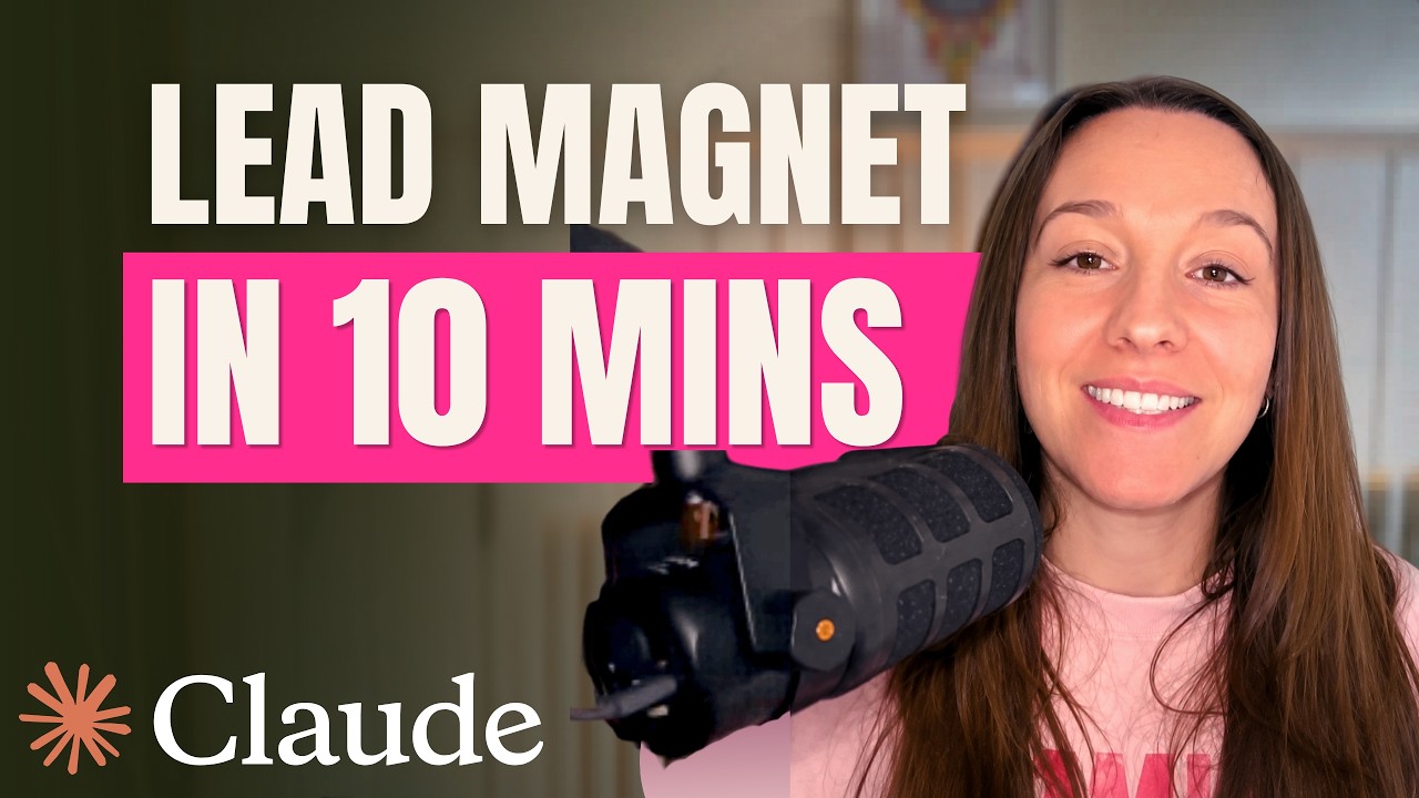 Create a PDF Lead Magnet in Under 10 Minutes (Canva + Claude AI Tutorial)