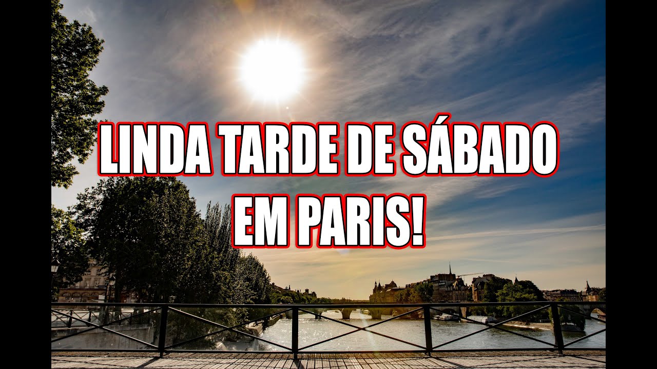 SÁBADO DE SOL AO VIVO EM PARIS! #paris #andredegrossi