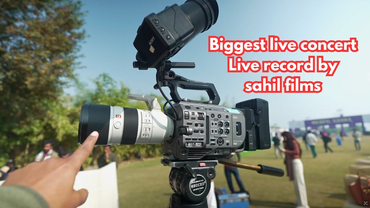 INSANE 20+ Camera Setup for Jashn e Rekhta Live Concert | Sahil Films BTS