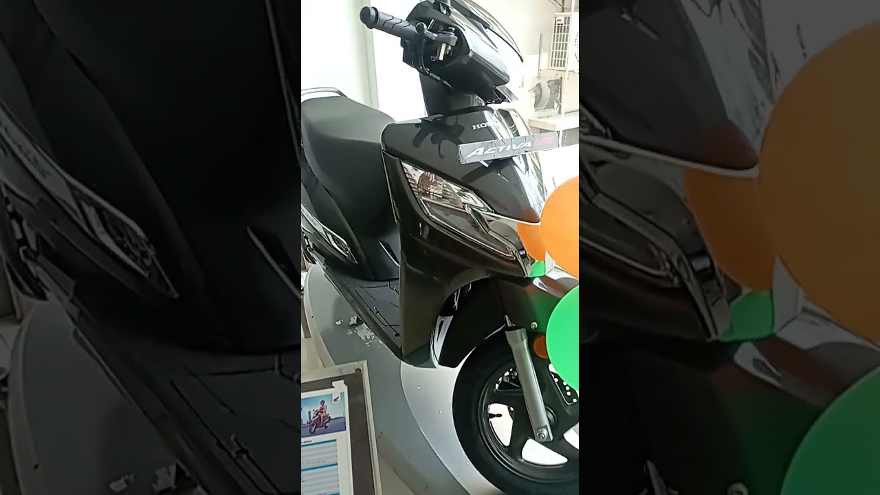 New honda activa 125 cc black colour🖤🛵2024 model#honda#viralvideo#motorcycle