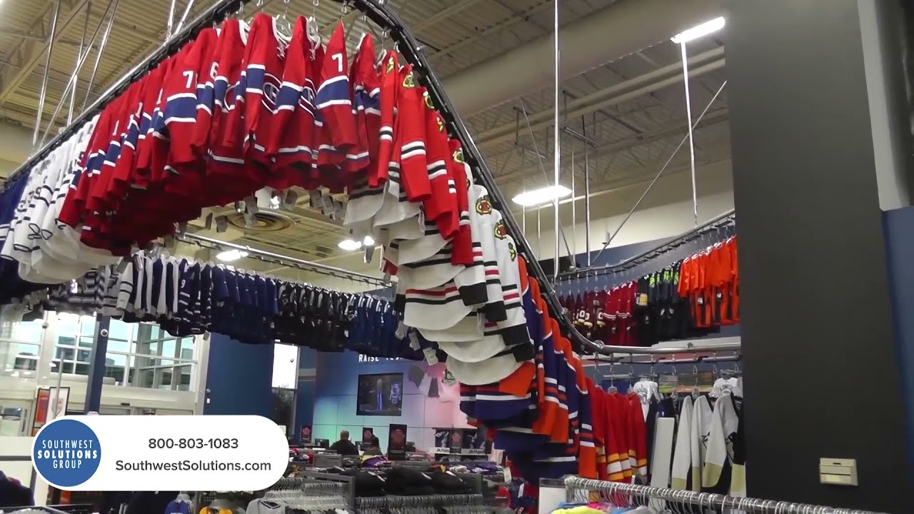 Clothing Retail Display Conveyor System