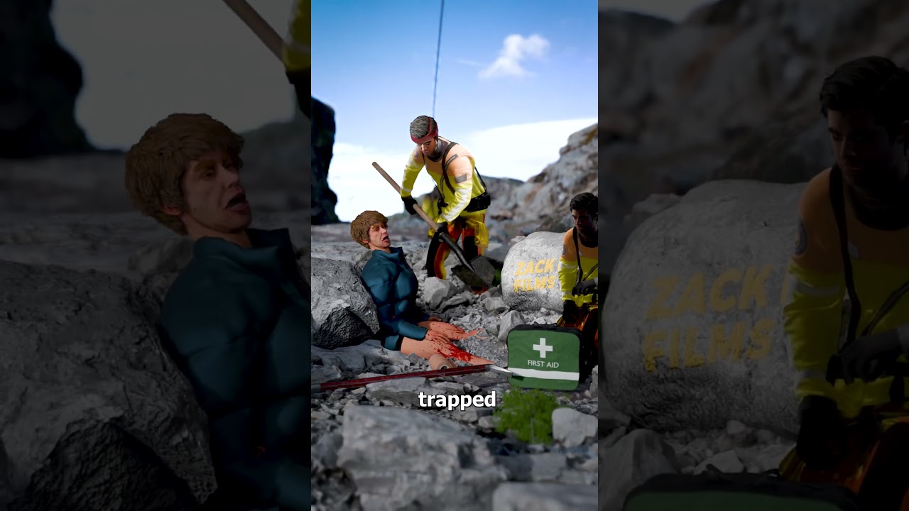 Trapped Under A Boulder For 40 Hours 😲