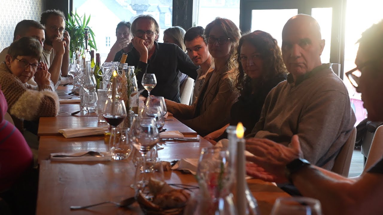 La Compagnie d'Affinage des Arvernes avec nos producteurs de Saint-Nectaire Fermier, un moment fort