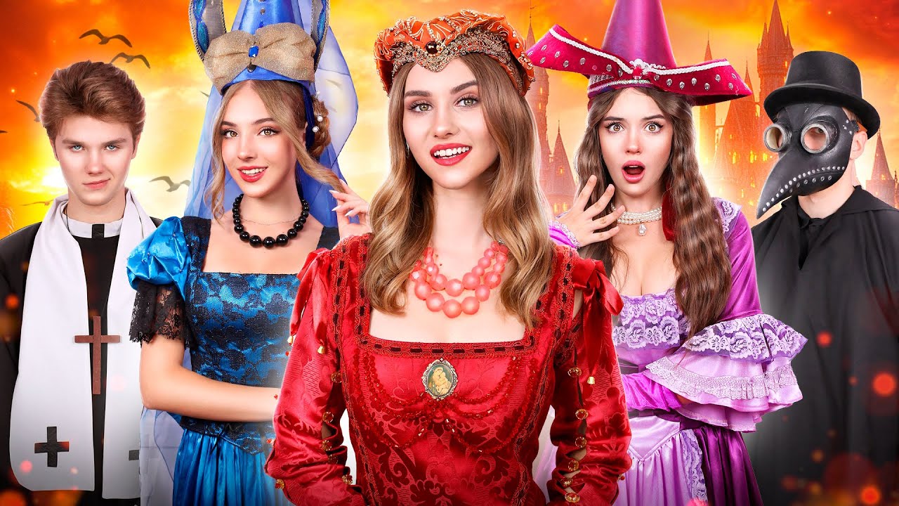 Turma Tin Medieval! Princesa Real vs Princesa Falsa na Família Real