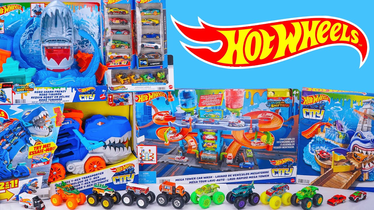 Hot Wheels Collection Unboxing Review ASMR | Hot Wheels City Mega Tower Car Wash Track Set