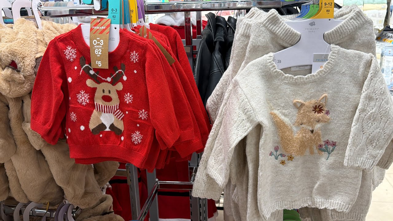 НОВАЯ КОЛЛЕКЦИЯ PRIMARK ДЛЯ ДЕВОЧЕК — МАЛЫШ НА РОЖДЕСТВО, октябрь 2025 г.