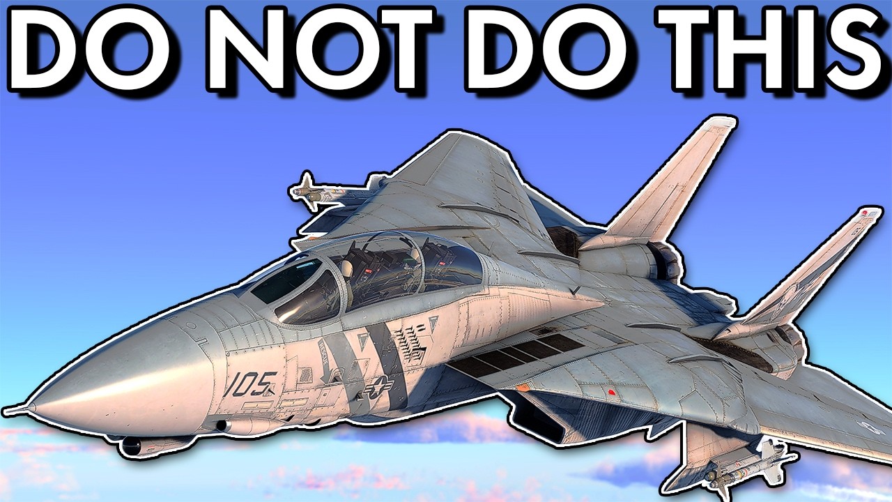 Я играл на F-14D абсолютно НЕПРАВИЛЬНО...