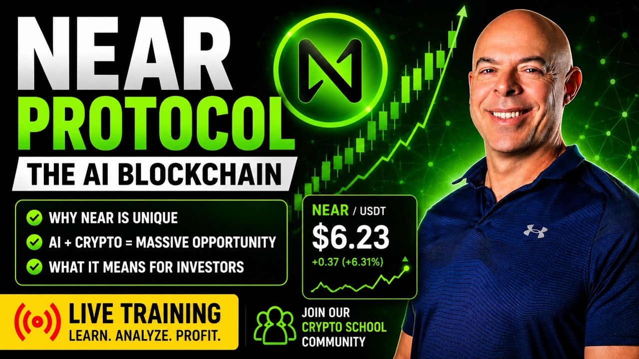 Является ли NEAR лучшей AI-криптовалютой? | из Crypto School Live Crypto Training