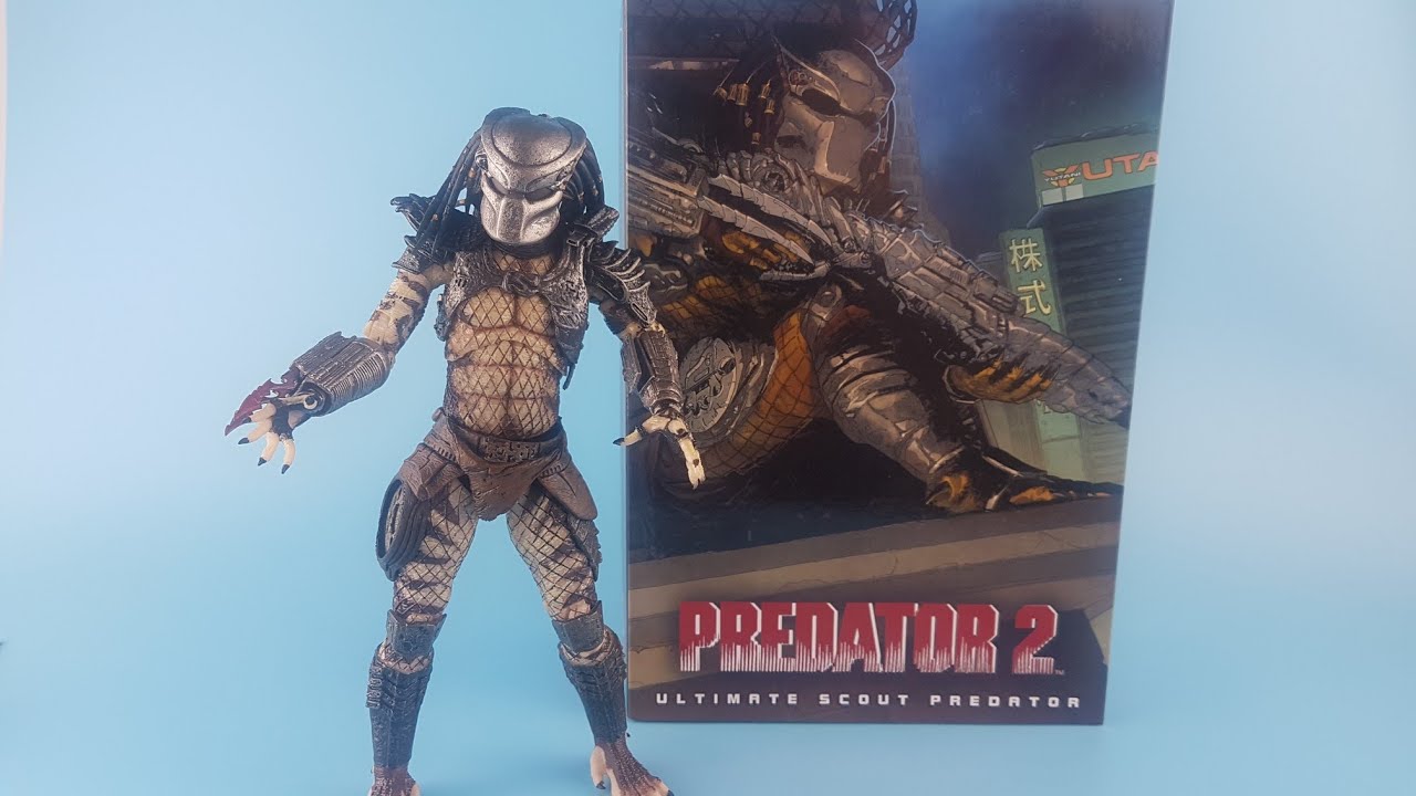 KO neca ultimate scout Predator /Predator 2 action figure unboxing review knockoff/bootleg