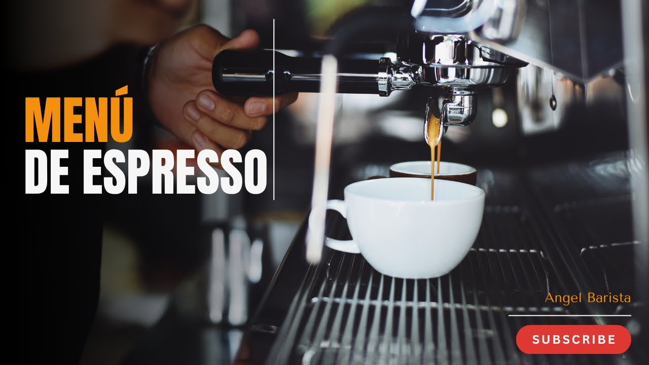 RECETAS con café ESPRESSO / AMERICANO, MACCHIATO, CAPPUCCINO, LATTE, 