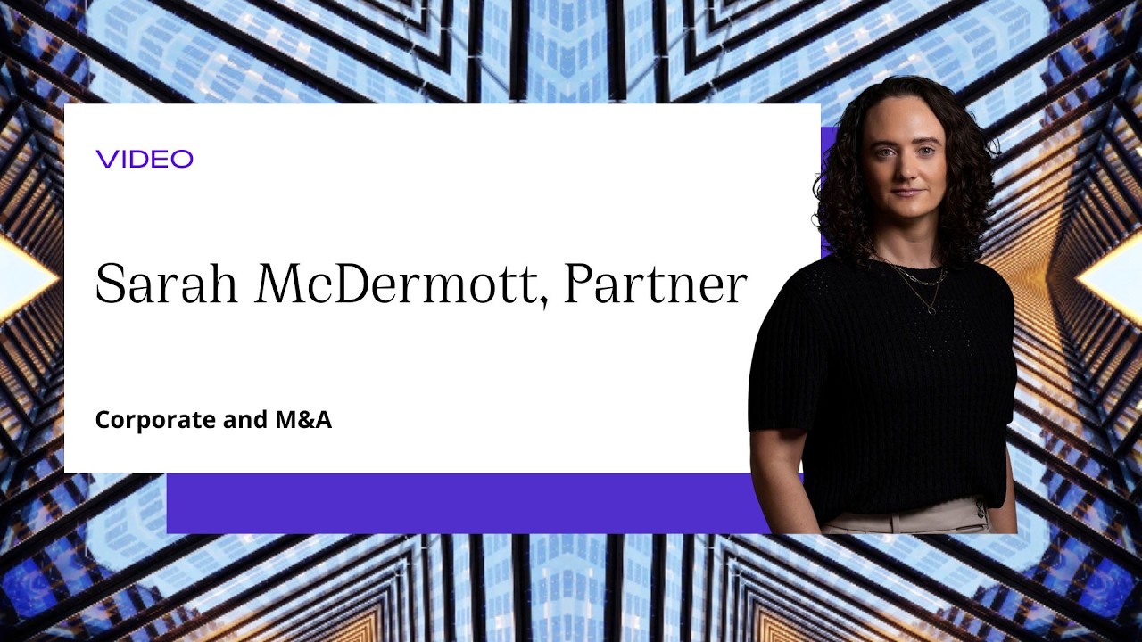 Sarah McDermott, Partner, Corporate and M&A