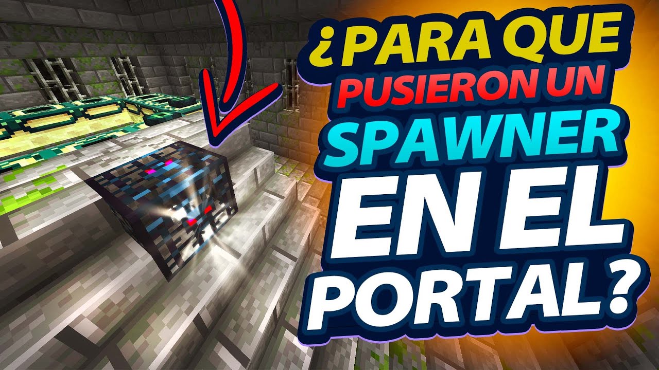 ¿Para que pusieron UN SPAWNER DE SILVERFISH en el Portal?
