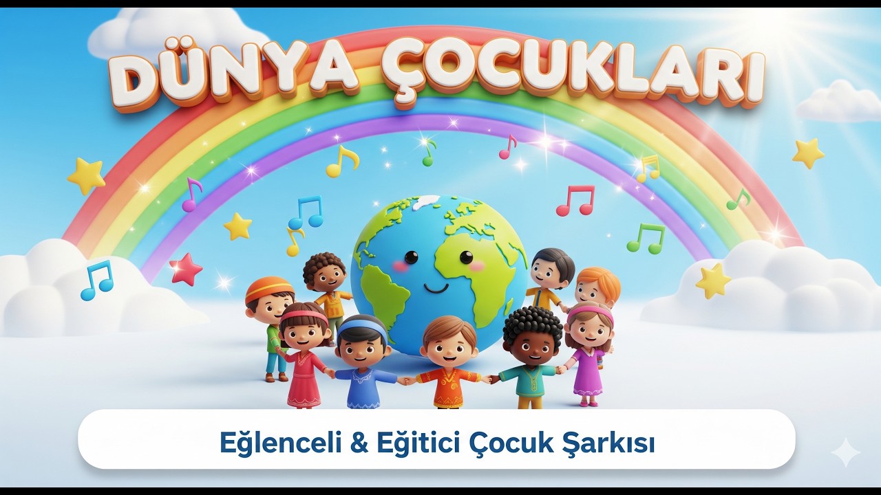 DÜNYA ÇOCUKLARI ŞARKISI - EĞLENCELİ ÇOCUK ŞARKILARI