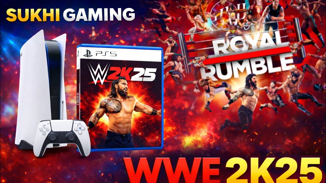 Aaj WWE 2K25 vich FULL POWER + FULL GUSSA 😡🔥Koi rules nahi, koi daya nahi — sirf tod-phod 💥