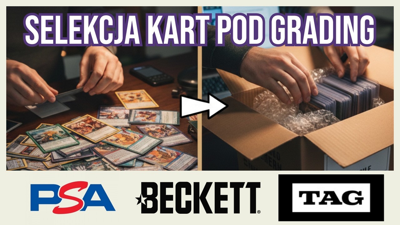 Jak przygotować karty TCG do gradingu? Moja selekcja i wysyłka