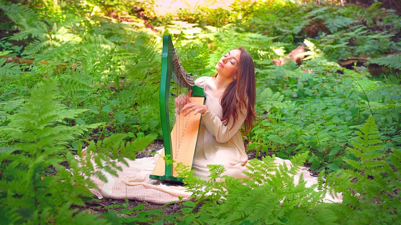 Abundant Love (444 Hz): 1 Hour of Relaxing Harp Music | Sarah Bhalla