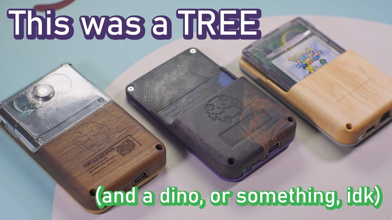 Freeing a Game Boy from the (stabilized)Wood with a CNC
