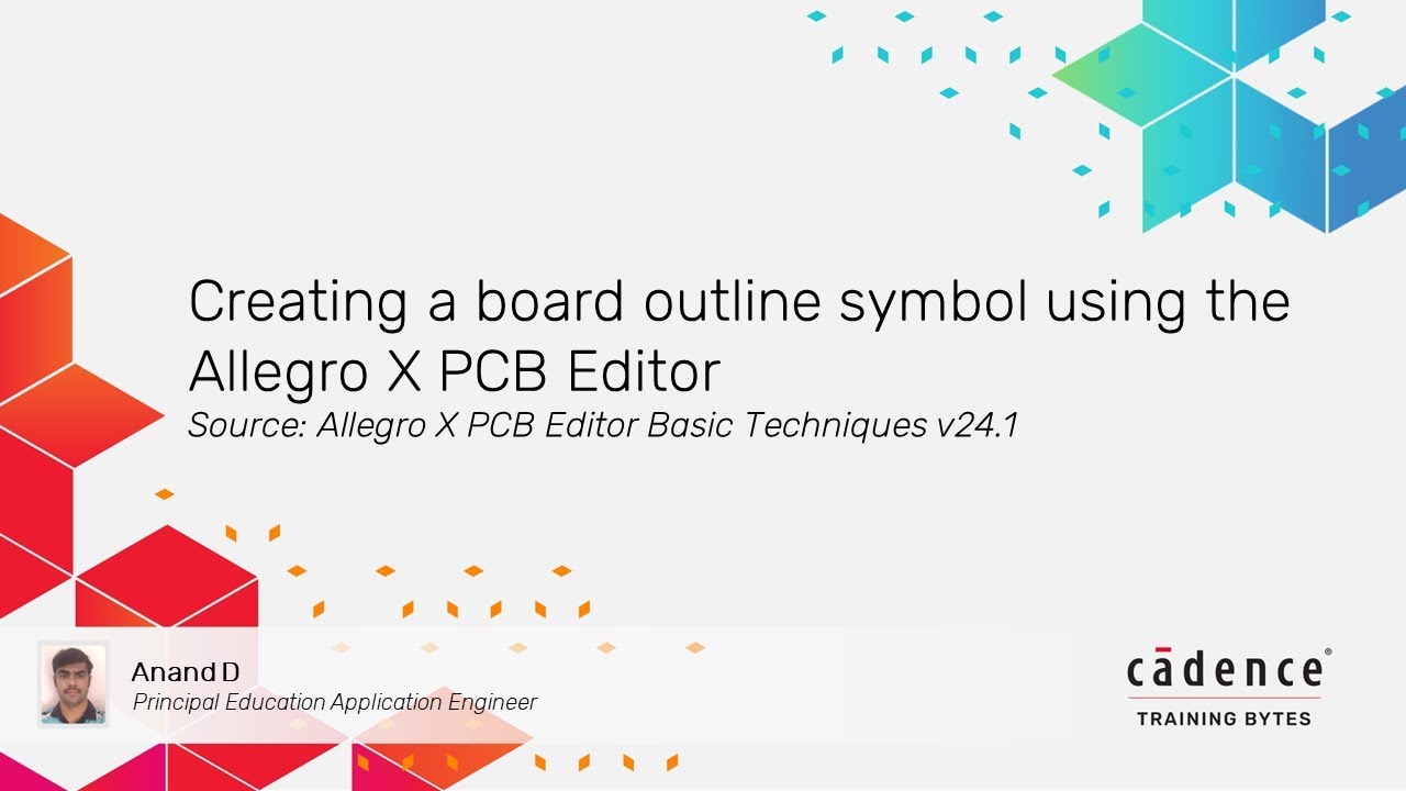 Creating a board outline symbol using the Allegro X PCB Editor