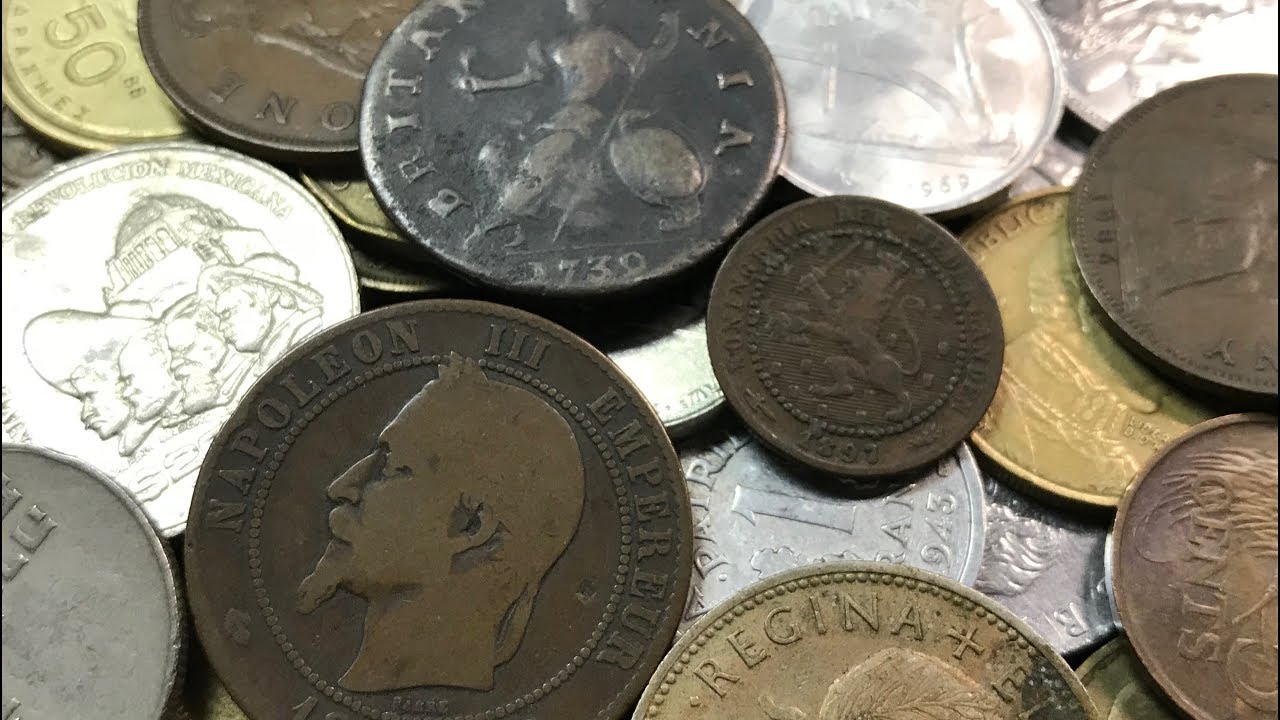 288 YEAR OLD COIN & More FOUND In Half Pound World Coin Hunt - Bag #9