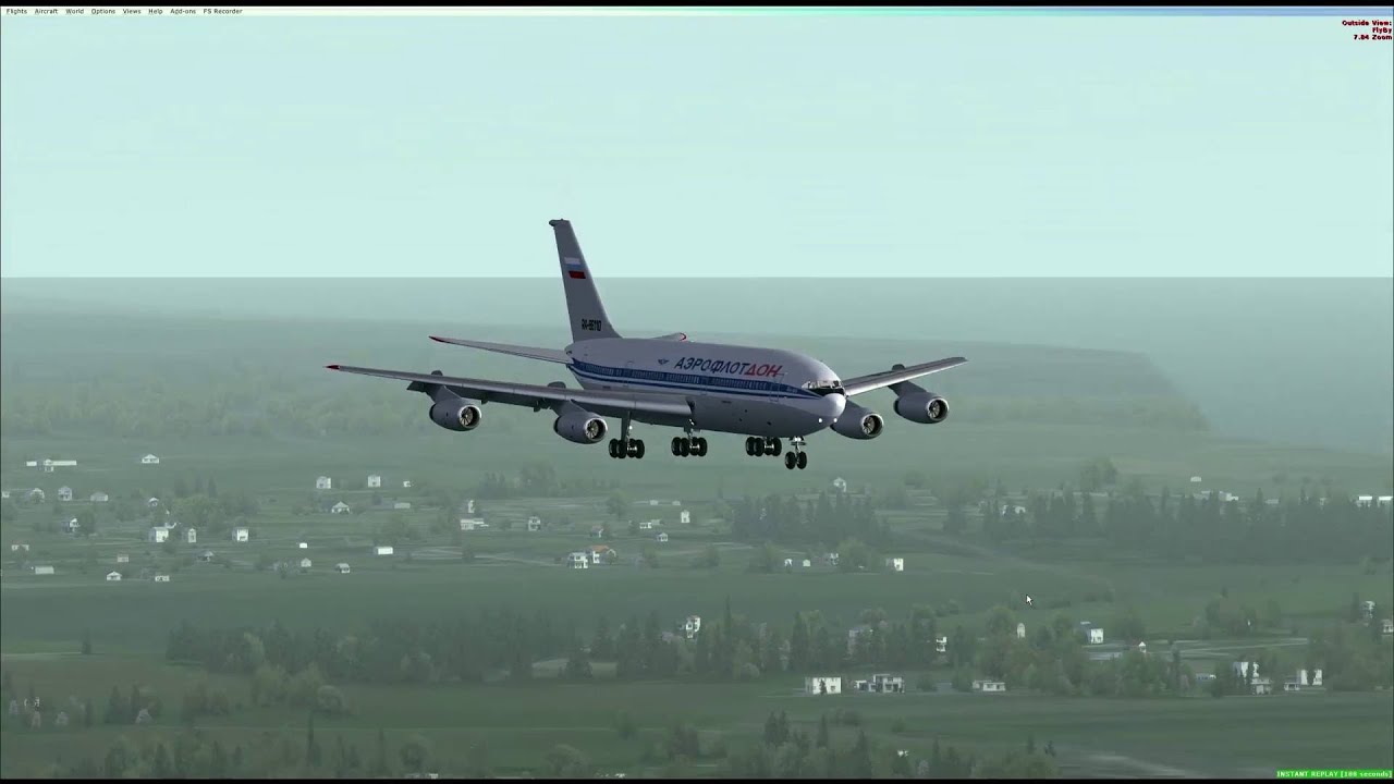 FSX | ИЛ 86 | IL86 |Работа с сиcтемой посадки | ULLI - ULLI