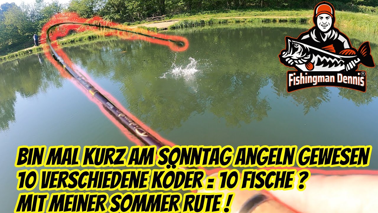 Ultra Light Angeln mit 10 verschiedenen Köder und der Sommer Rute sind es 10 Fische geworden ?