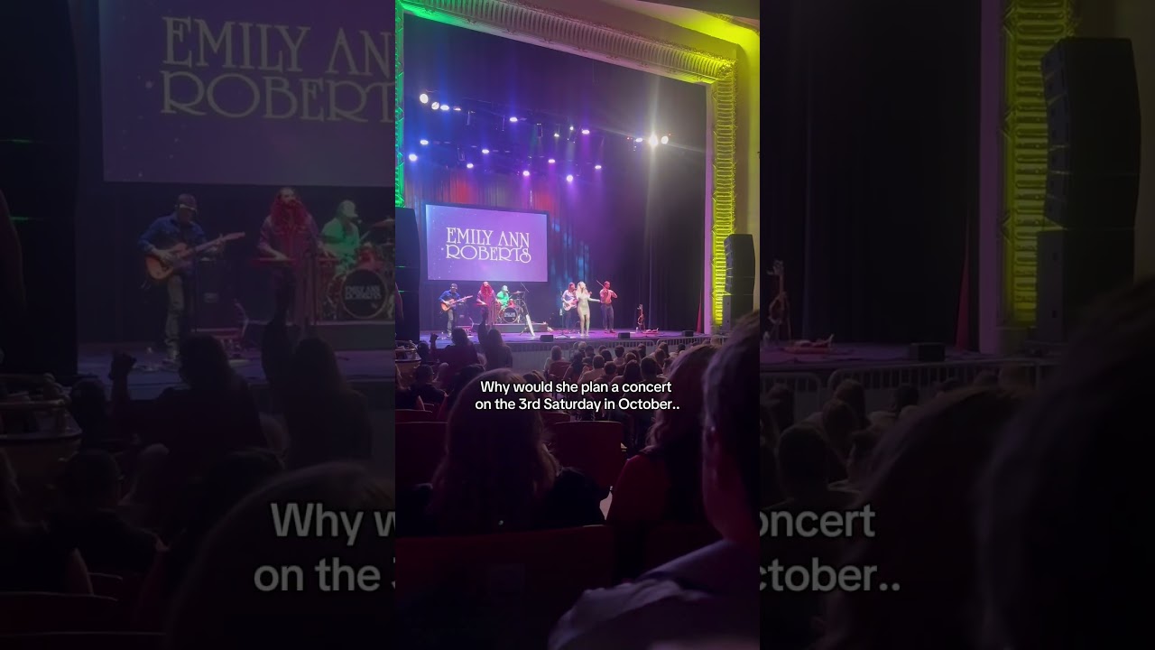 Of course she plans a concert on this day 