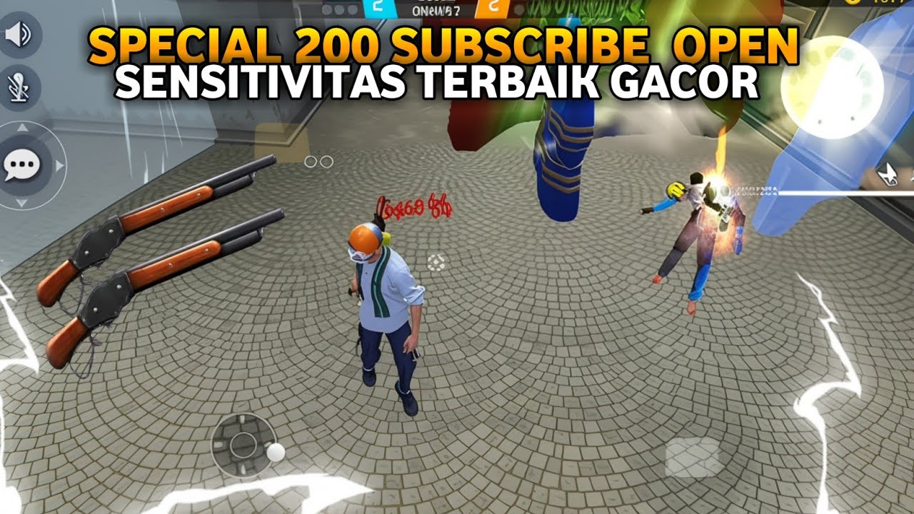 SPECIAL 200 SUBSCRIBE OPEN SENSITIVITAS TERBAIK MAN‼️| FREE FIRE INDONSIA 