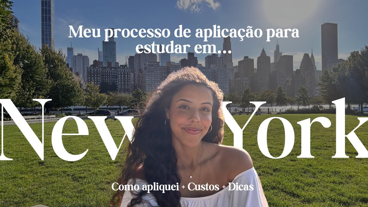 Como consegui estudar em uma FACULDADE em NEW YORK 🇺🇸 | meu processo de aplicação, custos e dicas ✨