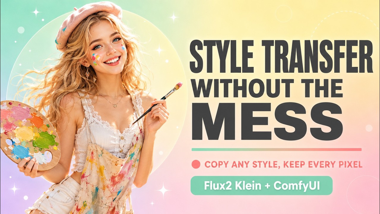 Copy Style From Any Image:  Flux2 Klein Workflow Guide