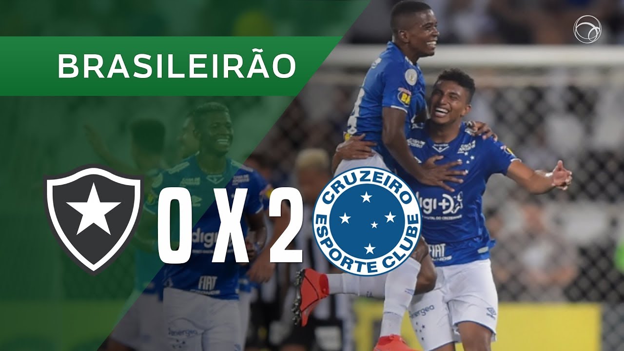 BOTAFOGO 0 X 2 CRUZEIRO - GOLS - 31/10 - BRASILEIR&Atilde;O 2019