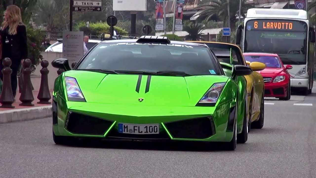 CHROME GREEN Lamborghini Gallardo Prior Design LP800!