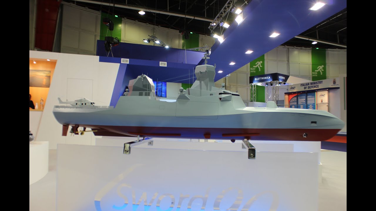 CMN C SWORD 90 stealth corvette at Euronaval 2014