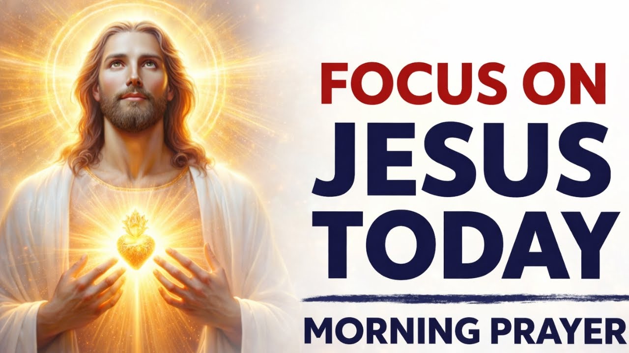 Fix Your Eyes on Jesus Today | Morning Prayer #christianshorts #morningprayer